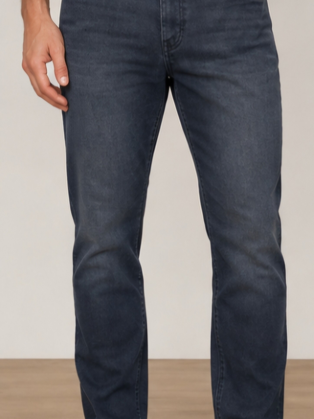 English Laundry Men’s Jeans 36x30 Dark Blue Charcoal Stretch Straight Leg